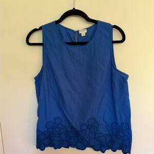 J. Crew Royal Blue Sleeveless Top